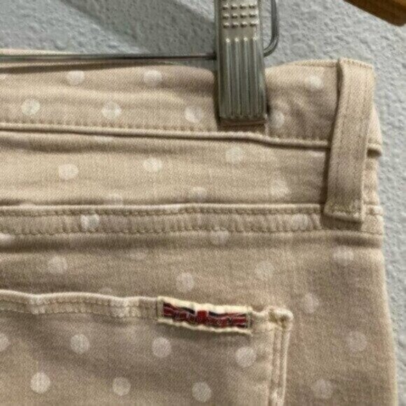 Hudson Polka Dot Slimming Jeans Mid Rise Mod Pinup Stretch Ankle - Picture 9 of 9